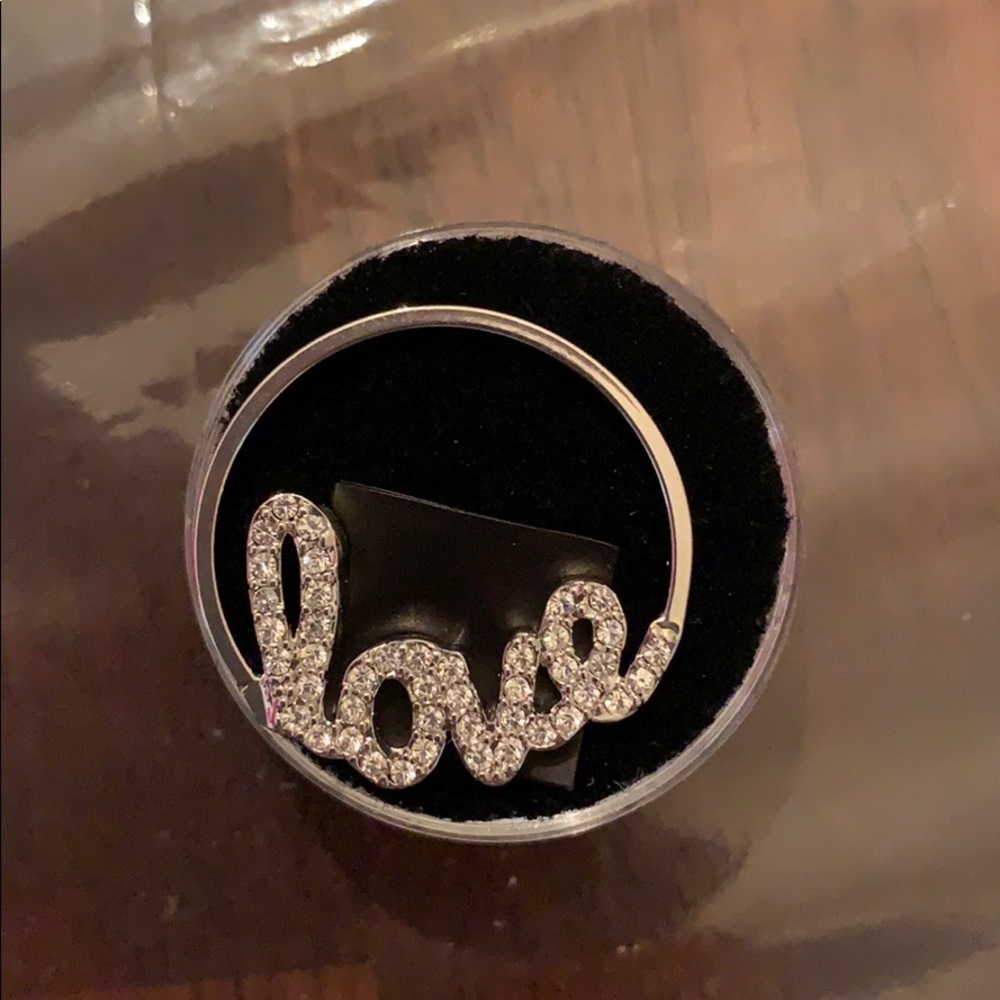 Never used origami owl “Love” window plate